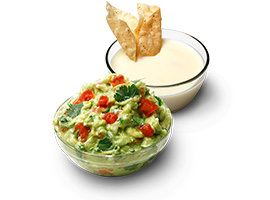 Hand Smashed Guacamole and Cheese Dip