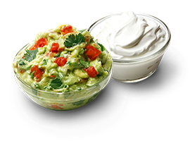 Hand Smashed Guacamole and Sour Cream
