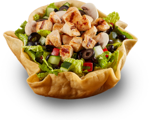 Salad in a Taco Shell