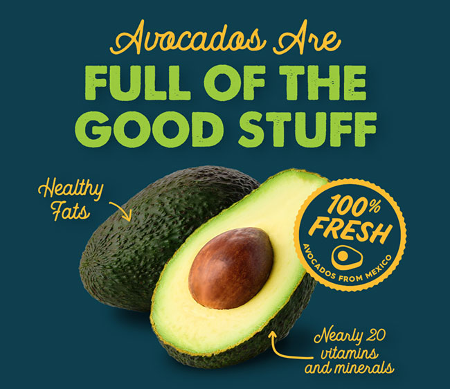 Avocados are full of the good stuff